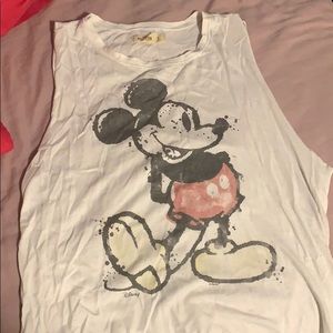 Sleeveless Mickey Mouse T-shirt